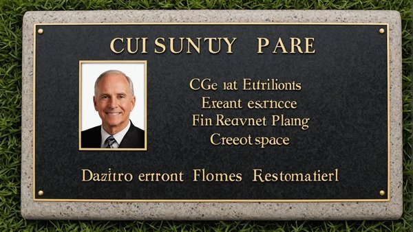 Personnalisez votre dernière demeure avec une plaque funéraire unique